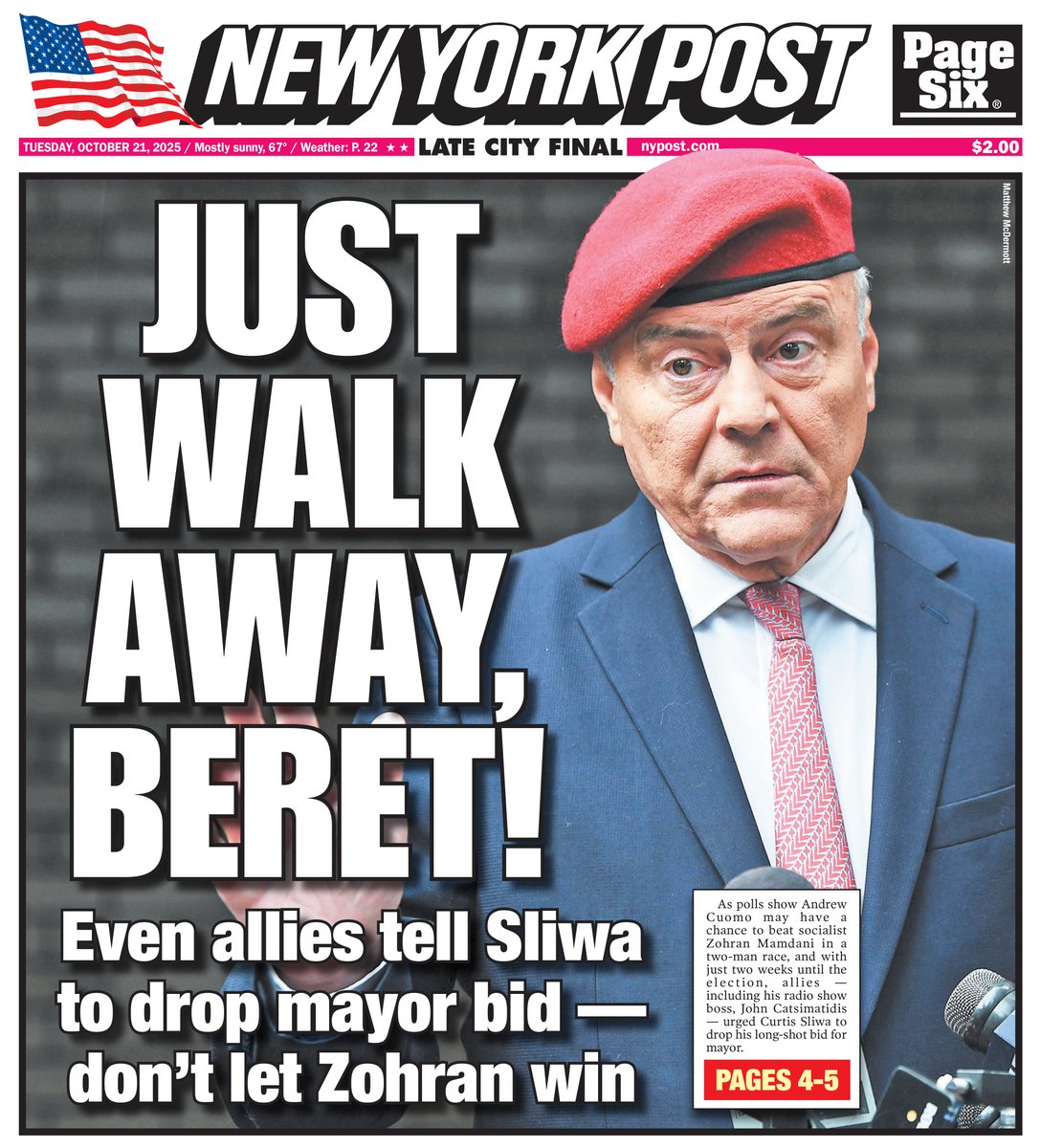 红帽候选人陷退选风波 盟友施压恐助极左对手胜出 - 1