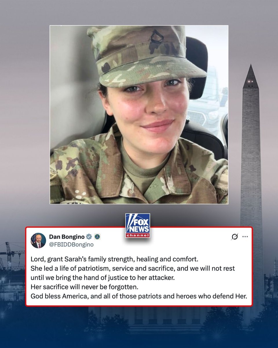 华盛顿突袭事件中阵亡的国民警卫队女兵贝克斯特隆获隆重悼念 - 1