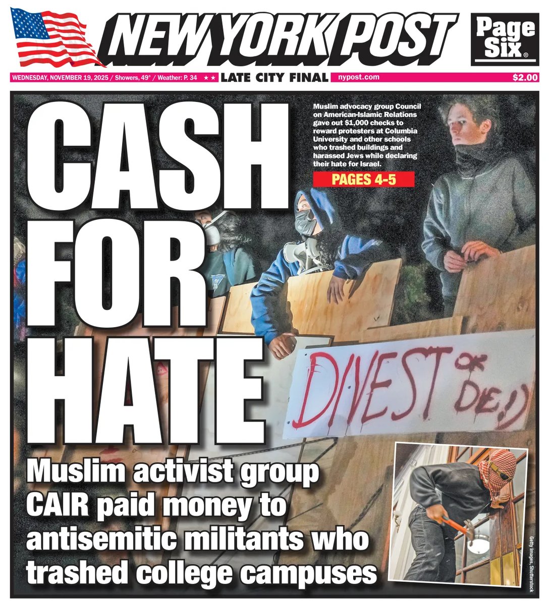 穆斯林维权组织为涉校园抗议受处分学生提供经济援助 - 1