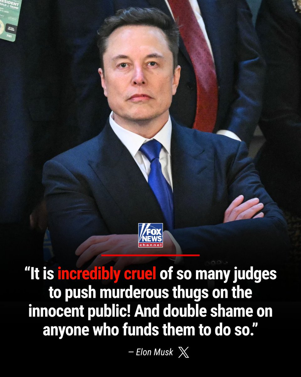 马斯克抨击法官纵容累犯称对无辜公众极其残忍 - 1