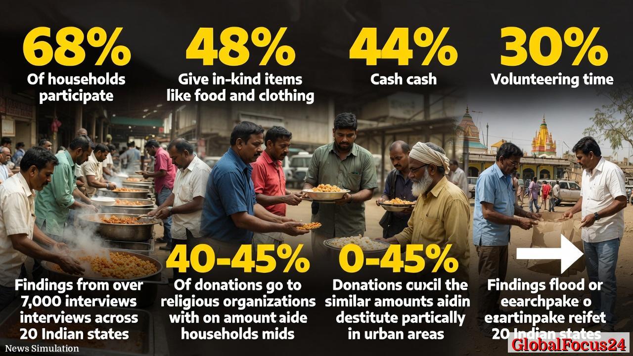 普通印度家庭每年捐出5400亿卢比:近七成家庭参与日常慈善,宗教驱动的小额捐赠成印度公益“隐形引擎” - 1