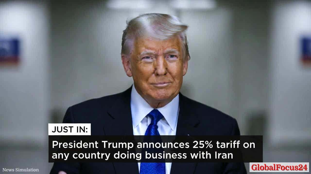 Trump Imposes 25% Tariff on Nations Doing Business With Iran - 1