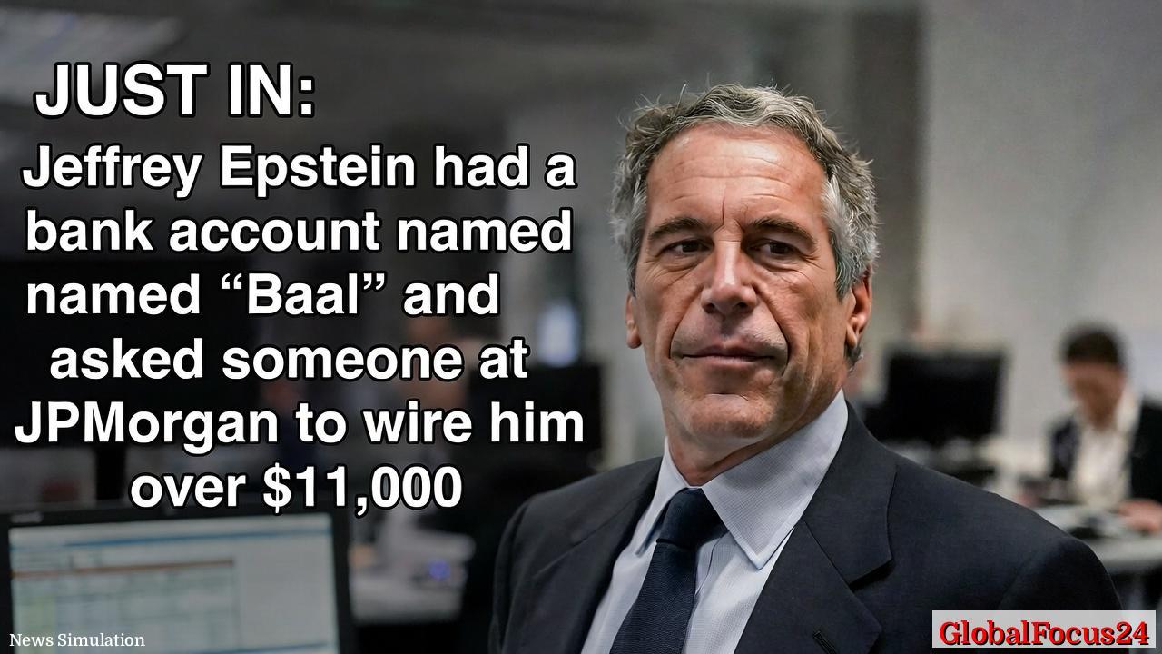 Jeffrey Epsteinâs Secret JPMorgan 'Baal' Account Revealed in DOJ Files Over $11,000 Wire Transfer - 1
