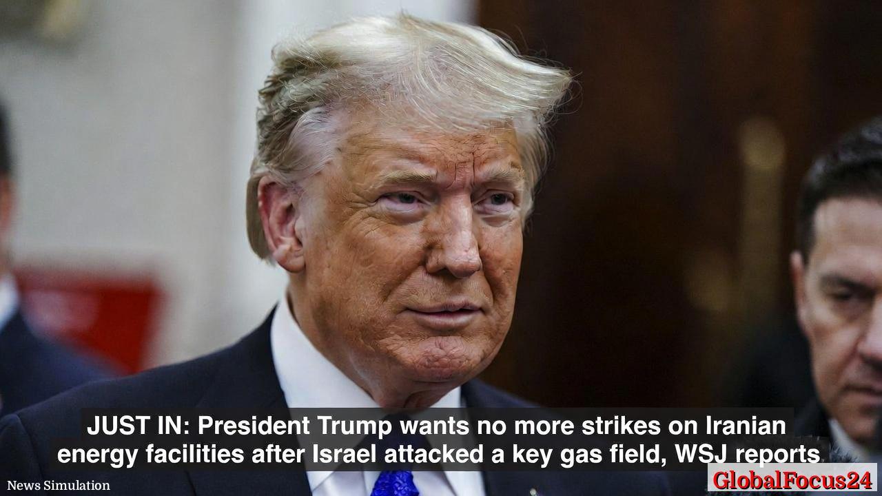 Trump opposes further strikes on Iranâs energy sector after Pars gas field attack, signaling restrained response to Tehran escalation - 1