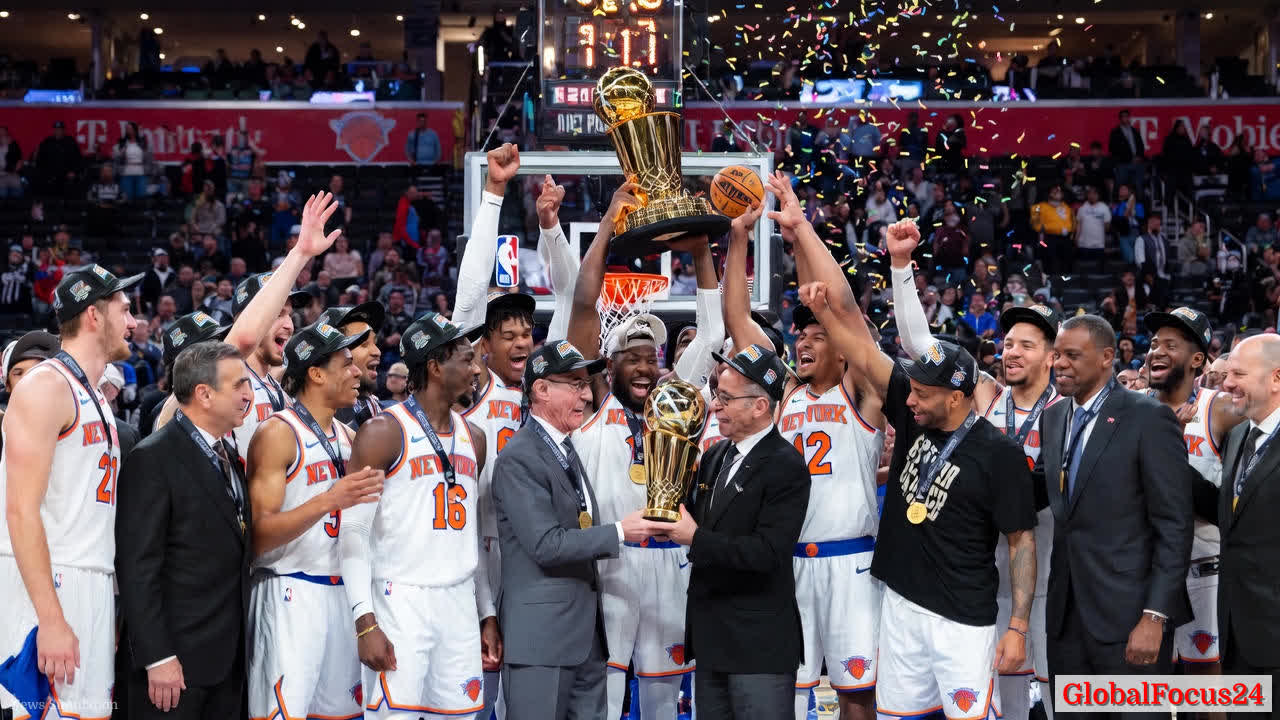 纽约尼克斯终结54年尘封 荣膺2025 Emirates NBA Cup冠军 - 1