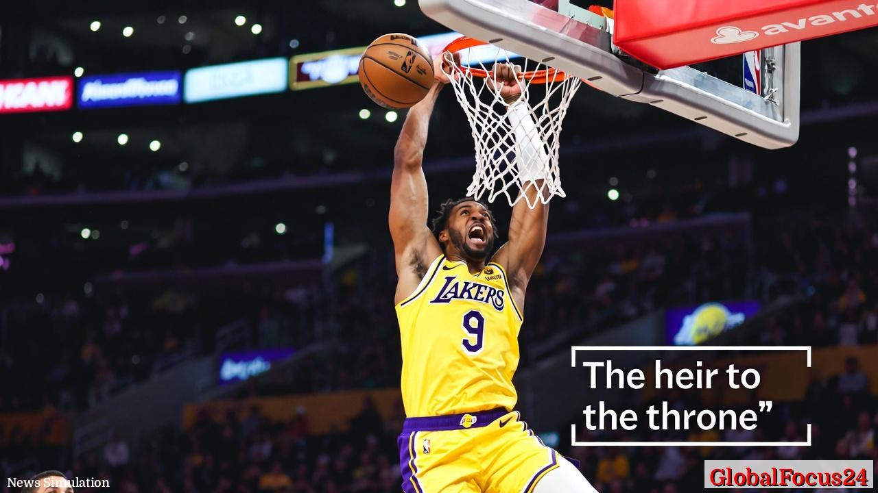 布朗尼扣篮震撼全场,王者继承人闪耀洛城球场 - 1