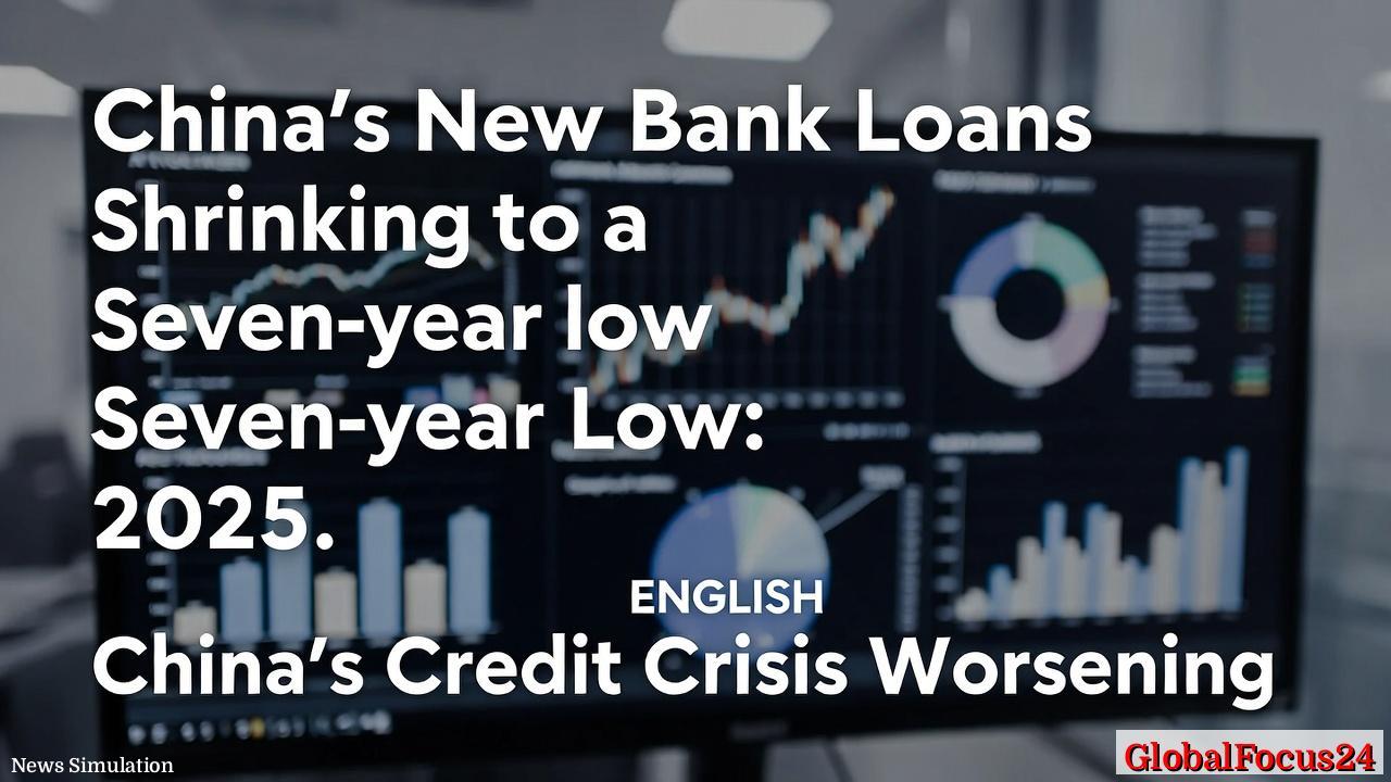 China’s 2025 New Bank Loans Slide to Seven-Year Low amid Dimming Credit Demand - 1