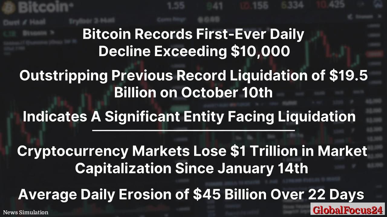 Bitcoin Plunges $10,000 in a Day, Marking First-Ever Double-Digit Thousand-Dollar Slide as $1 Trillion Market Cap Vanishes - 1