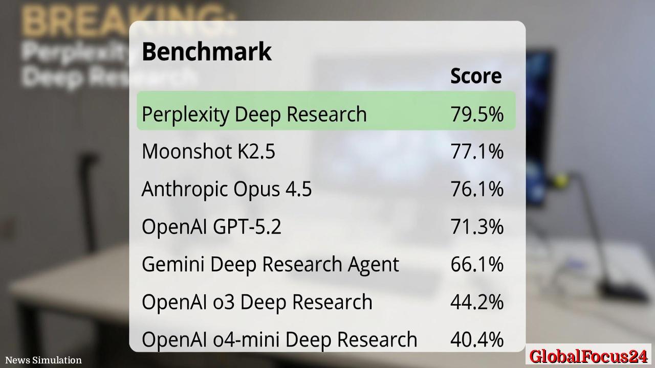 Perplexity Deep Research Tops AI Benchmark, Surging to 79.5% in Google DeepMind Deep Search QA Leadboard - 1