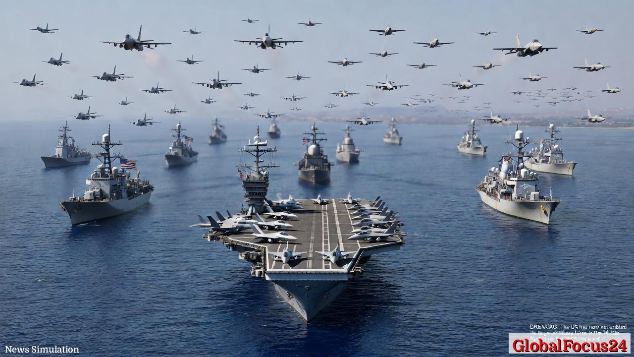 美国在中东集结自伊拉克战争以来最大军力部署油价飙升创六个月新高 - 1