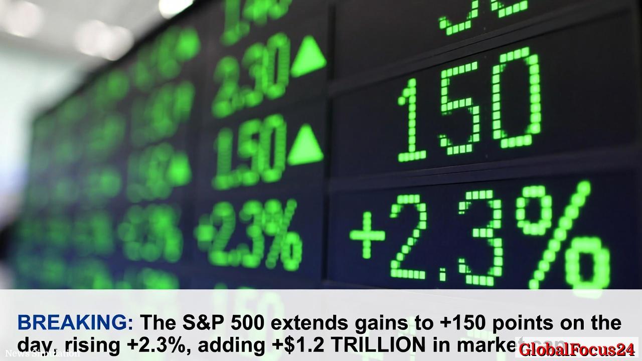 美股大涨 标普500飙升150点 市值一日新增1.2万亿美元 投资者押注伊朗局势缓和 - 1