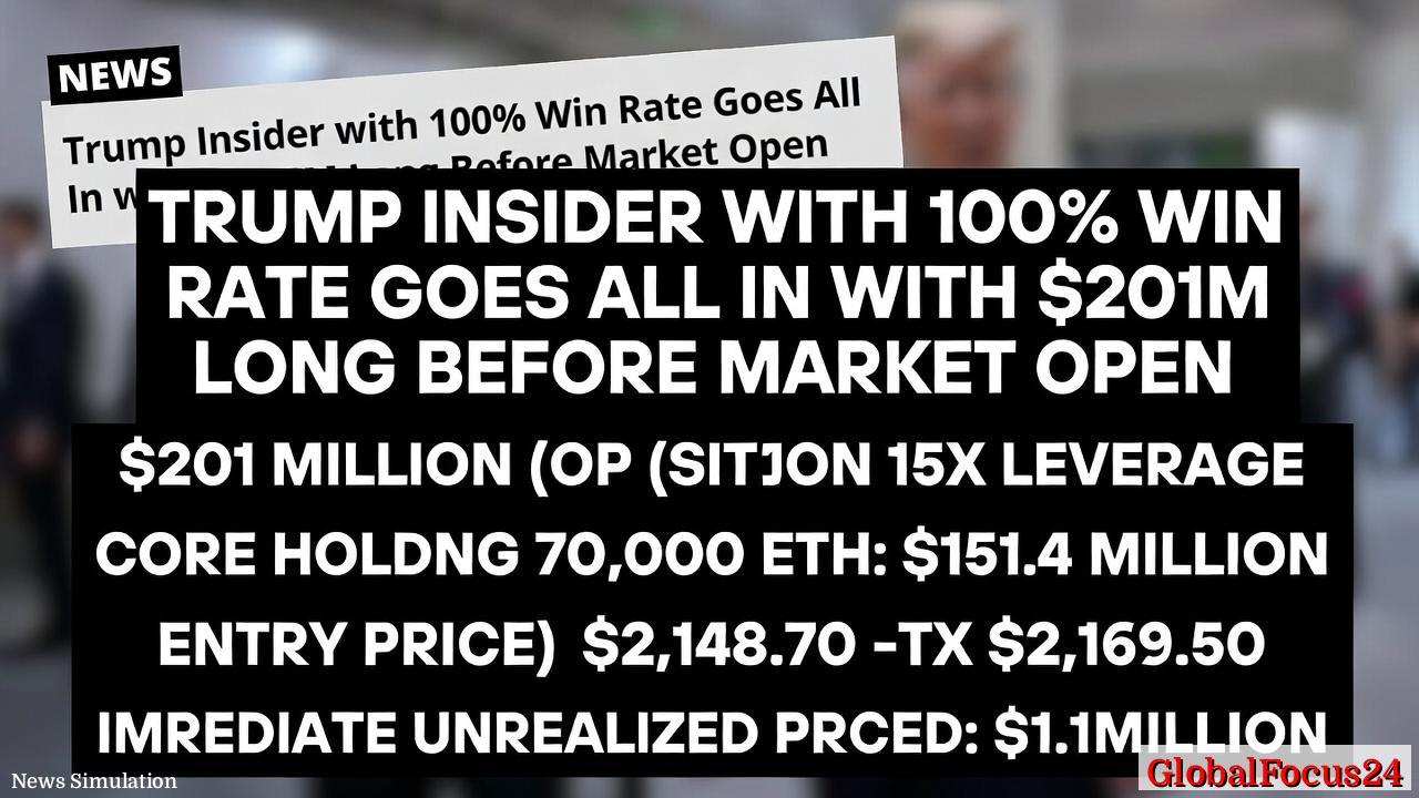 特朗普亲信豪掷2亿美元15倍杠杆做多以太坊 浮盈超百万引爆市场关注 - 1