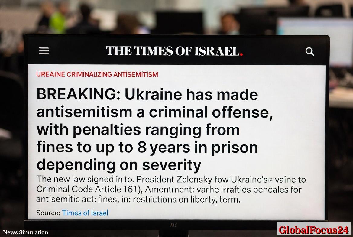 Zelensky Signs Law Criminalizing Antisemitism, With Penalties Up to Eight Years in Prison - 1
