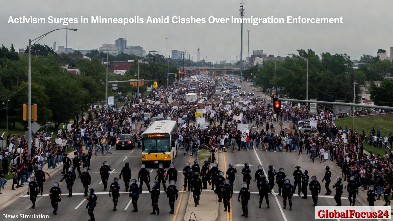 明尼阿波利斯反对移民执法行动升级为大规模运动,工人罢工与街头抗议持续升级 - 1
