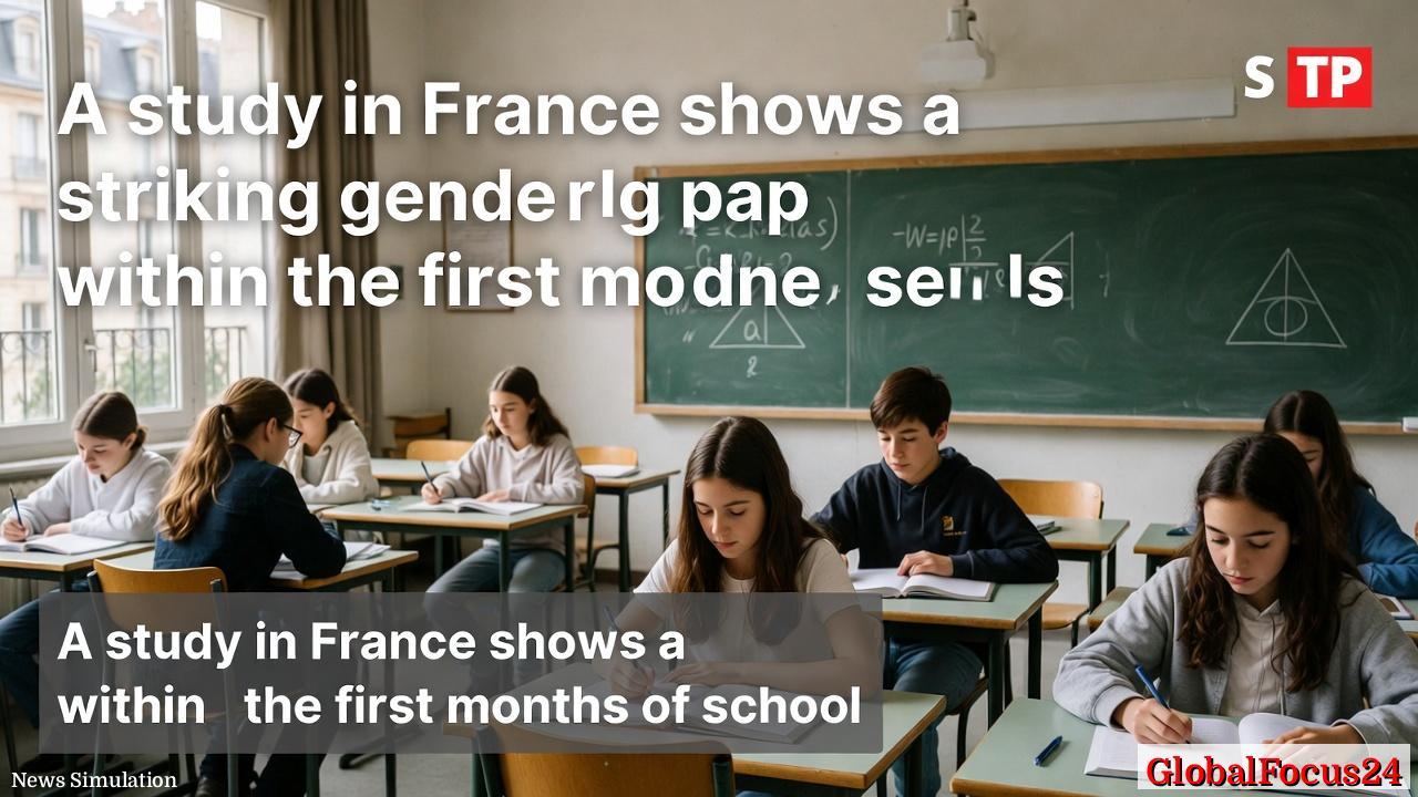 法国研究显示入学初期数学性别差距显现女孩成绩落后 - 1
