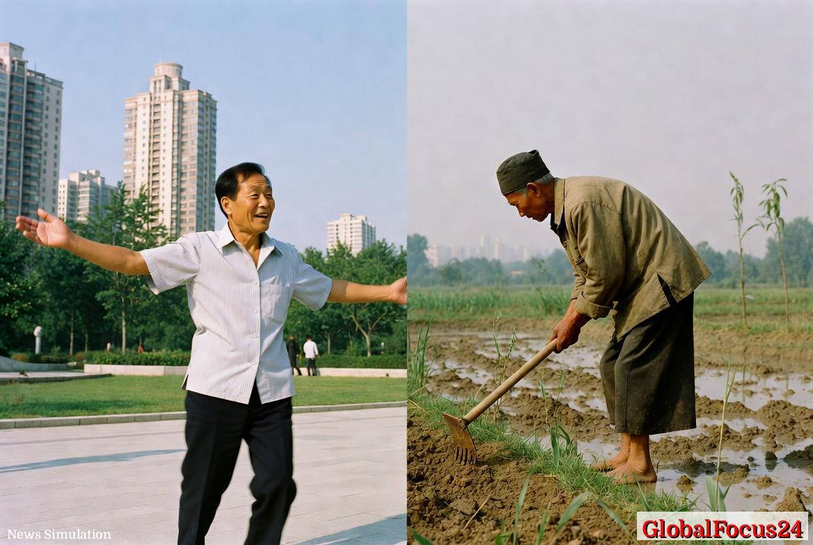 Pension Gap Leaves Rural Chinese Elderly Working While Urban Retirees Relax - 1