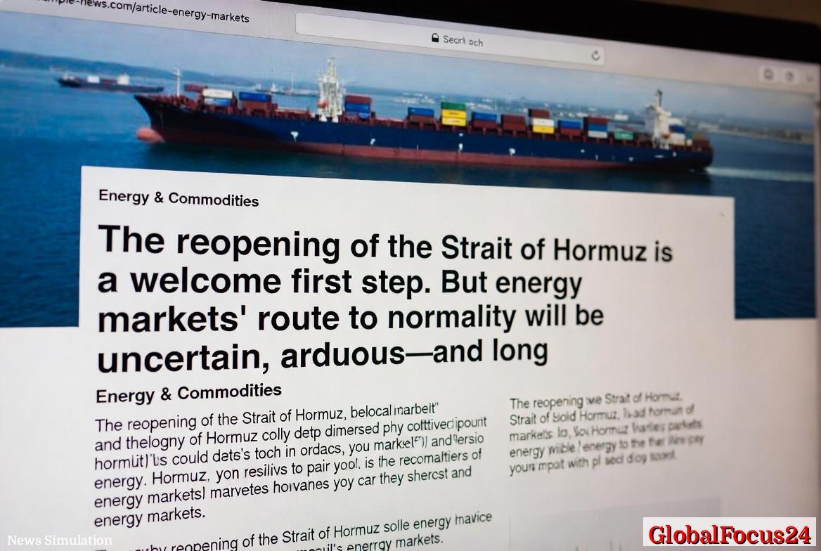 Strait of Hormuz Reopens, but Energy Markets Face a Long Road to Stability - 1